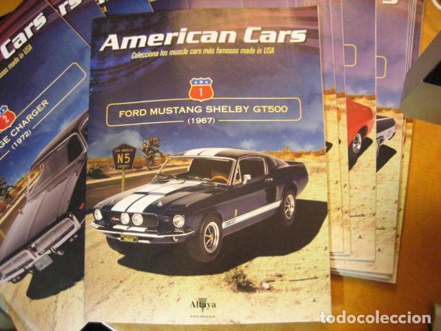 Voitures &agrave; l'&eacute;chelle: FORD MUSTANG SHELBY /AMERICAN CARS ALTAYA FASCICULO N&ordm; 1 ( TENGO DEL 1 AL 59)