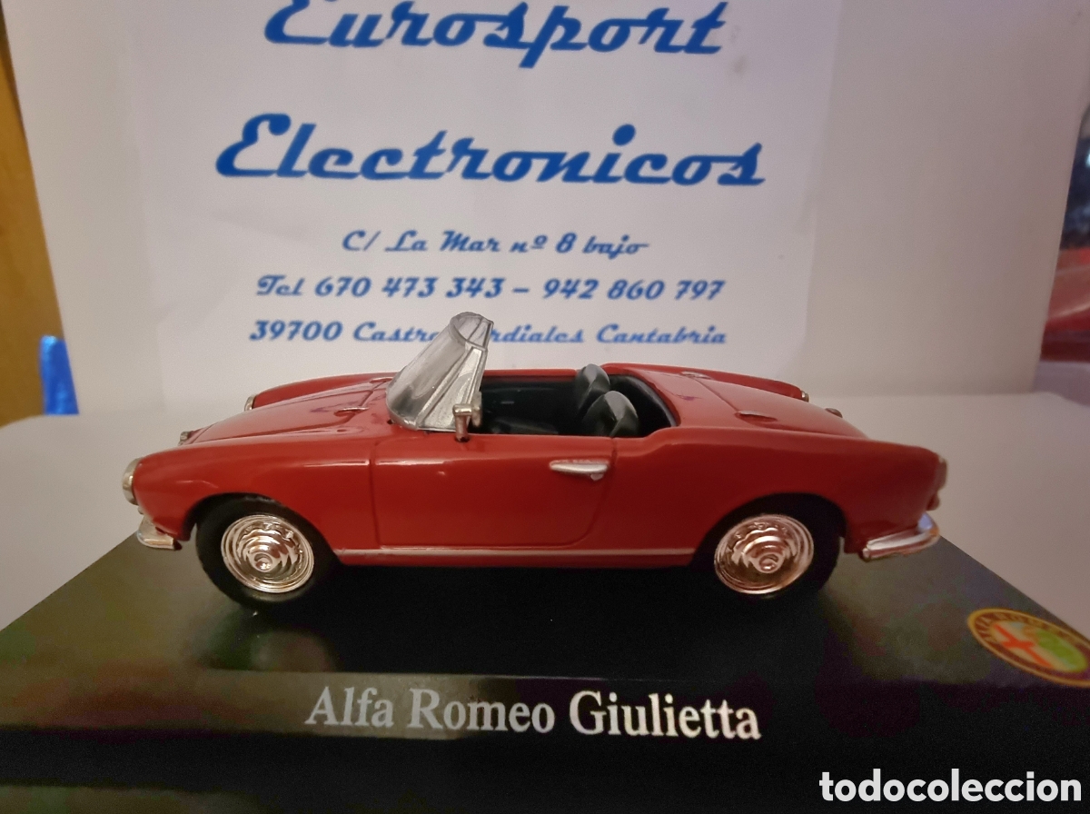 Model Cars: Alfa Romeo Giulietta 1962 escala 1/43