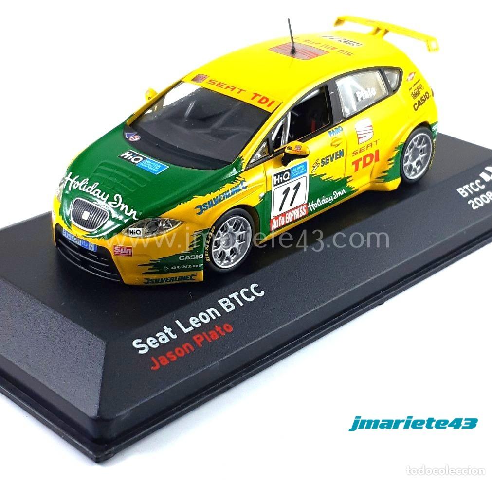 Voitures &agrave; l'&eacute;chelle: Seat LEON BTCC - Jason Plato - BTCC 2008 1:43