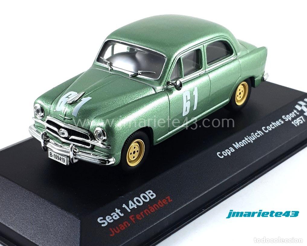 Auto in scala: SEAT 1400 B #61 J. Fernandez III Copa Montjuich de Coches Sport 1957 1:43