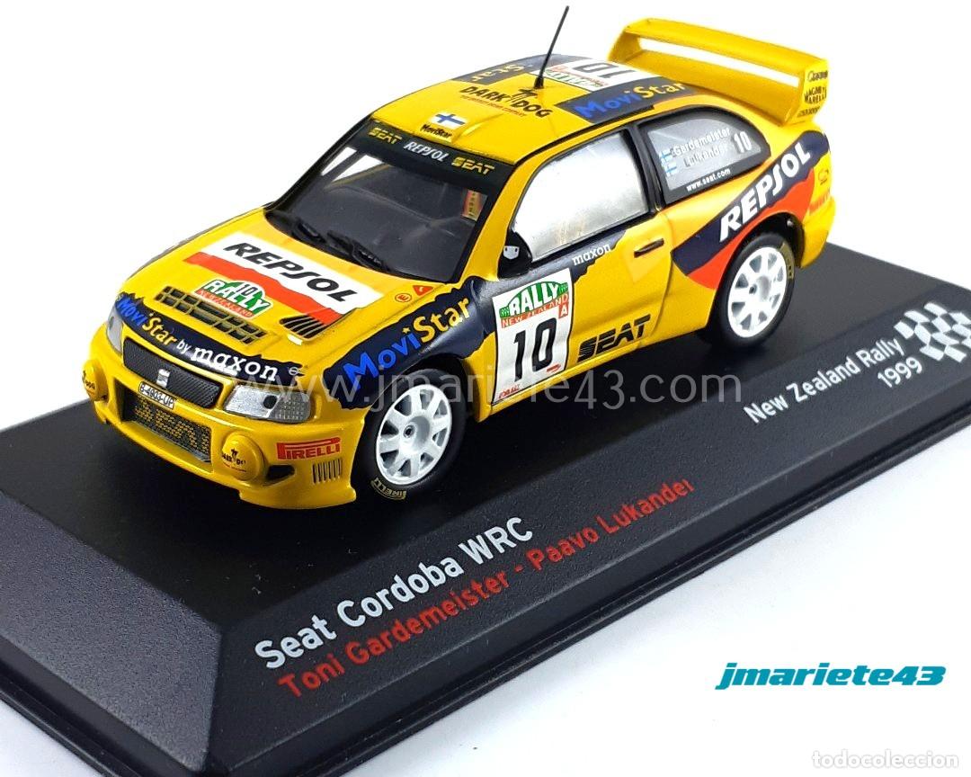 Auto in scala: Seat Cordoba WRC #10 T. Gardemeister - P. Lukander New Zealand Rally 1999 1:43