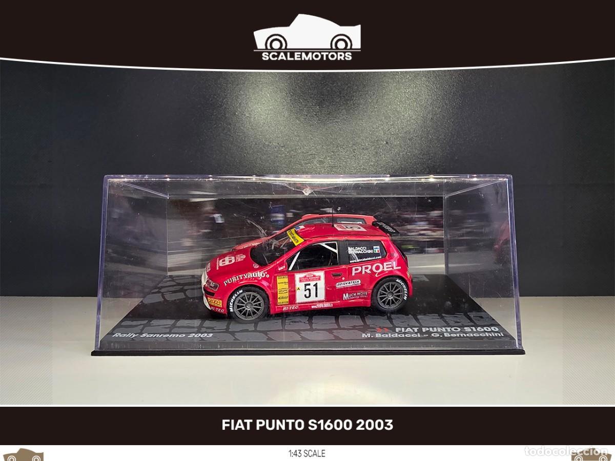 Modellino Fiat Punto S1600 Sanremo 2003 Baldacci - Scala 1/43 IXO Auto Rally WRC