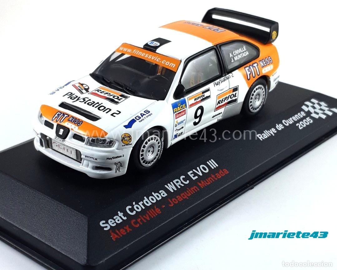 Auto in scala: Seat Cordoba WRC EVO III #9 A. Criville - J. Muntada Rallye de Ourense 2005 1:43