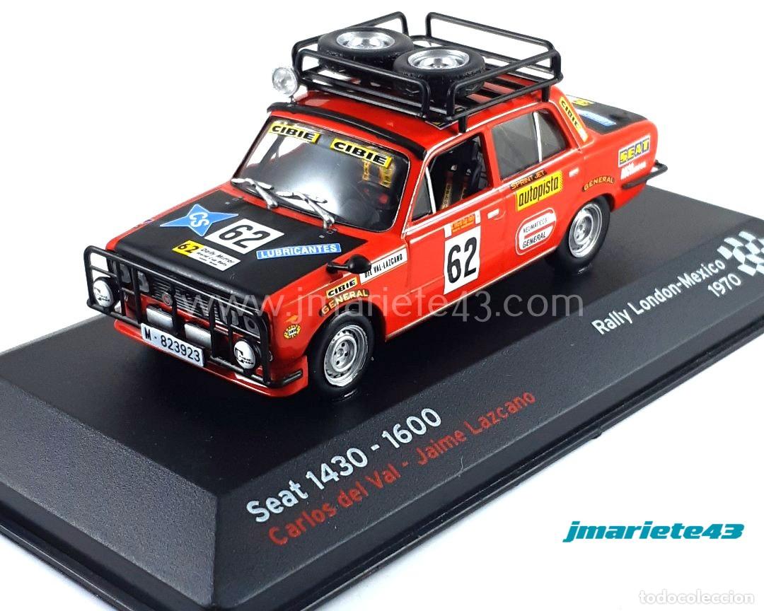 Auto in scala: Seat 1430 #62 C. del Val - J. Lazcano Rally Londres-M&eacute;xico 1970 1:43