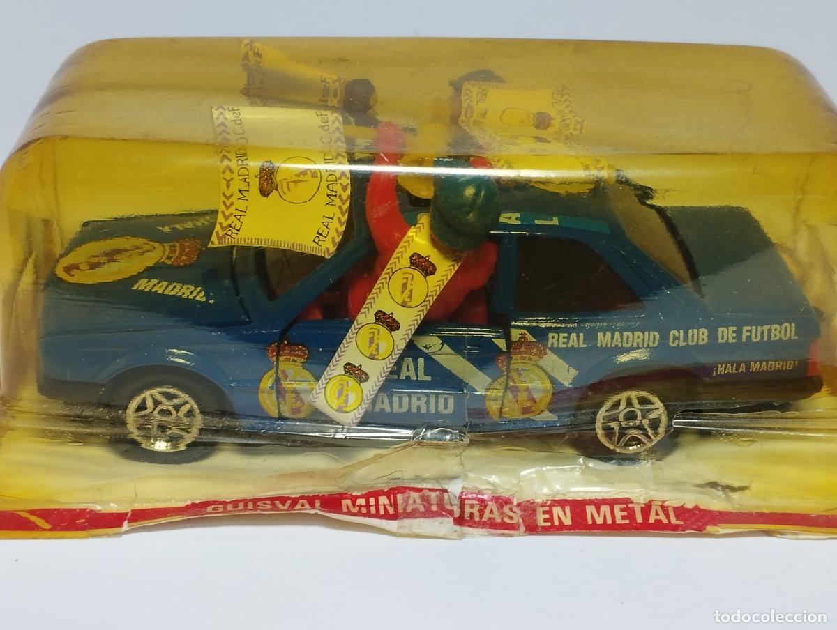 Coches a escala: BMW 323 HINCHAS REAL MADRID CLUB DE FUTBOL DE GUISVAL 1,43 NUEVO EN SU CAJA