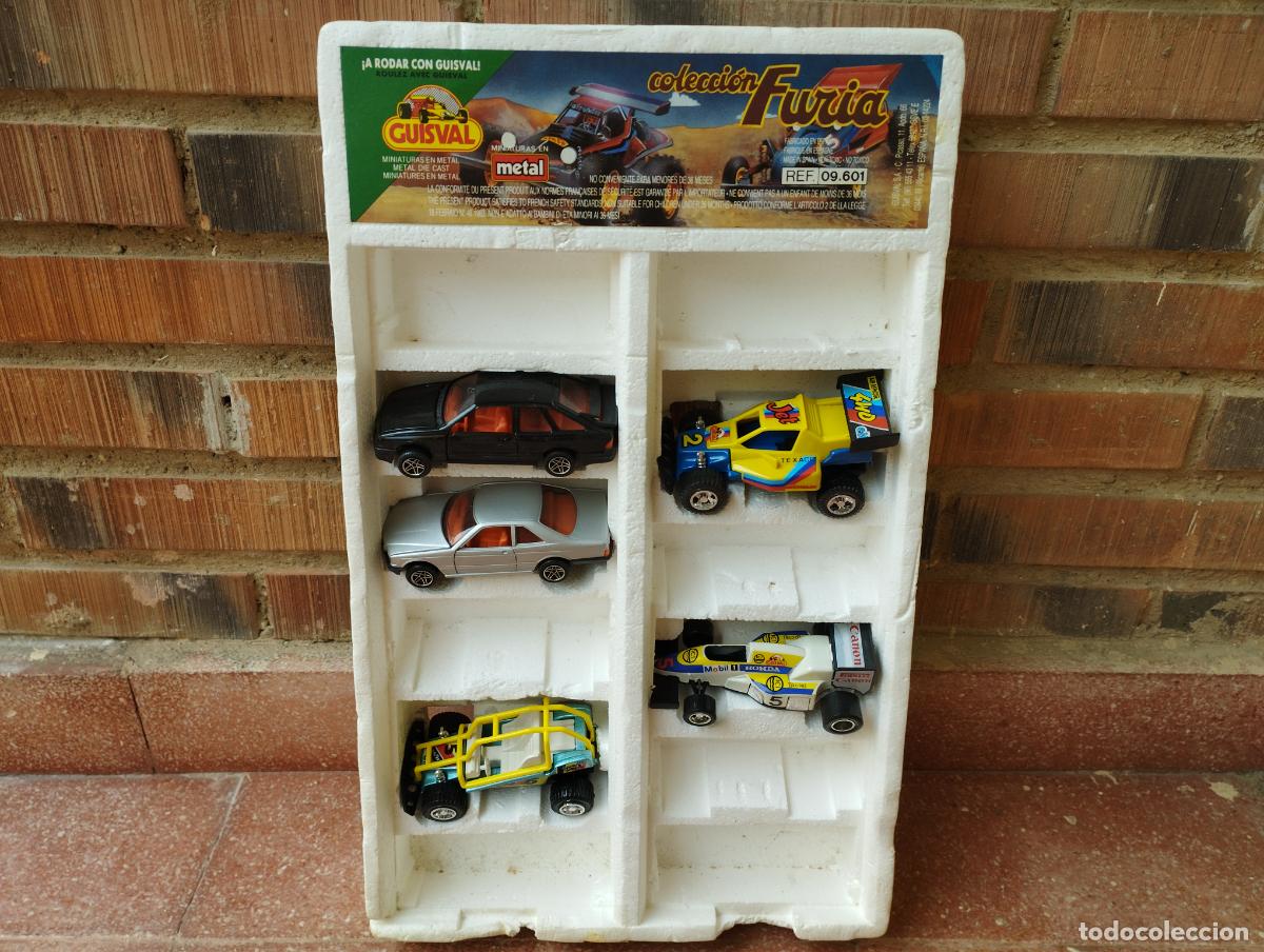 Coches a escala: EXPOSITOR COCHES FURIA GUISVAL SIERRA,MERCEDES 500 HONDA F1 BUGGY VW ESCALA 1,43