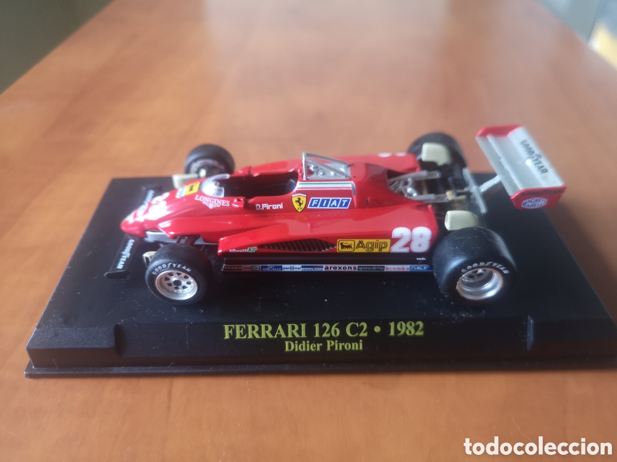Model Cars: Ferrari 126 C2 1982 Didier Pironi Escala 1/43