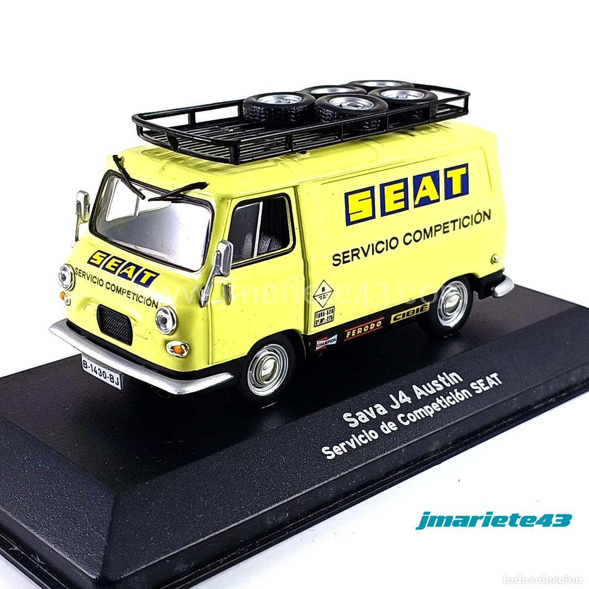 Model Cars: Sava J4 Austin - Servicio de competici&oacute;n de Seat 1:43