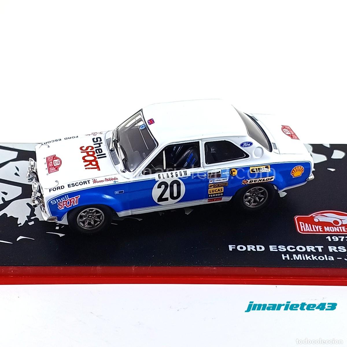 Voitures &agrave; l'&eacute;chelle: Ford Escort Mk I #20 H. Mikkola - J. Porter MonteCarlo 1973 1:43