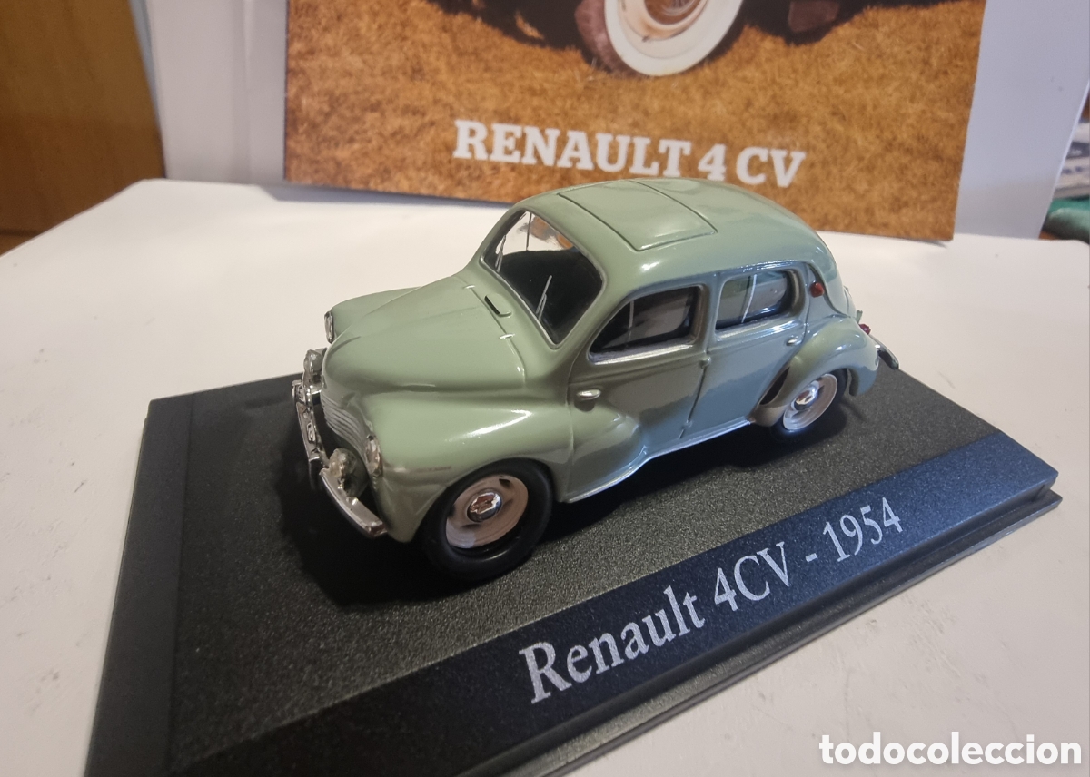 Model Cars: Renault 4CV 1954 escala 1/43 y fasciculo