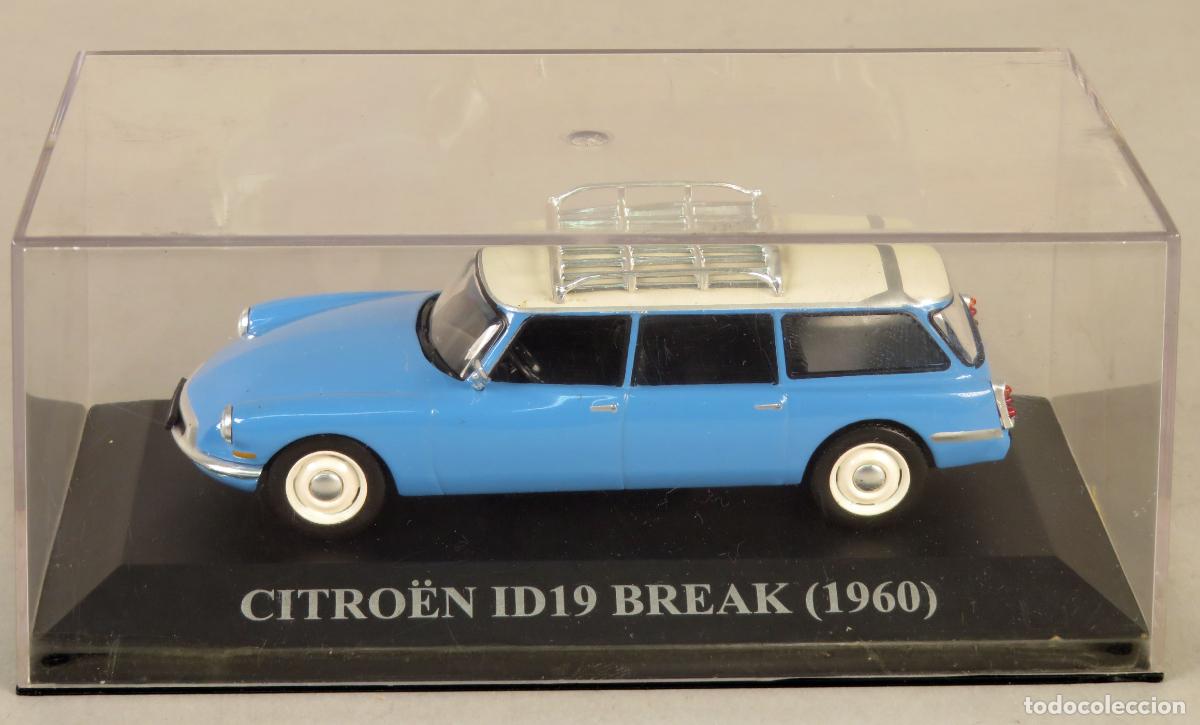 Modèle Réduit Citroën ID 19 Break 1960 - Échelle 1/43 Par IXO/Altaya - Sur Socle - Bleu - Occasion