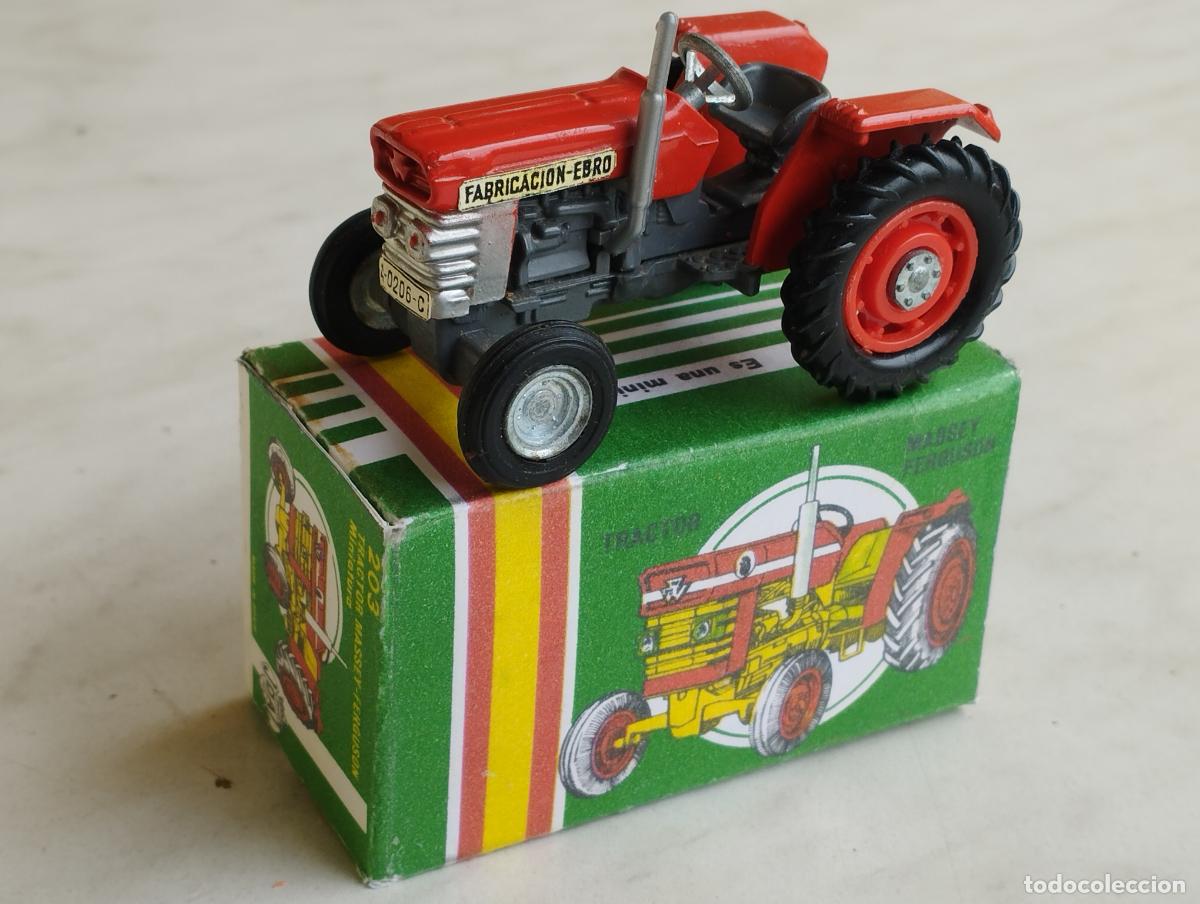 Voitures &agrave; l'&eacute;chelle: TRACTOR EBRO 160 MASSEY FERGUSON DE JOAL 1,43 CAJA R