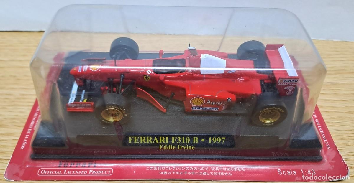 Carros em escala: FERRARI F310 B DE 1997 A SCALA 1:43, EDICCIONES DE ALTAYA, PILOTO EDDIE IRVINE. FERRARI-56