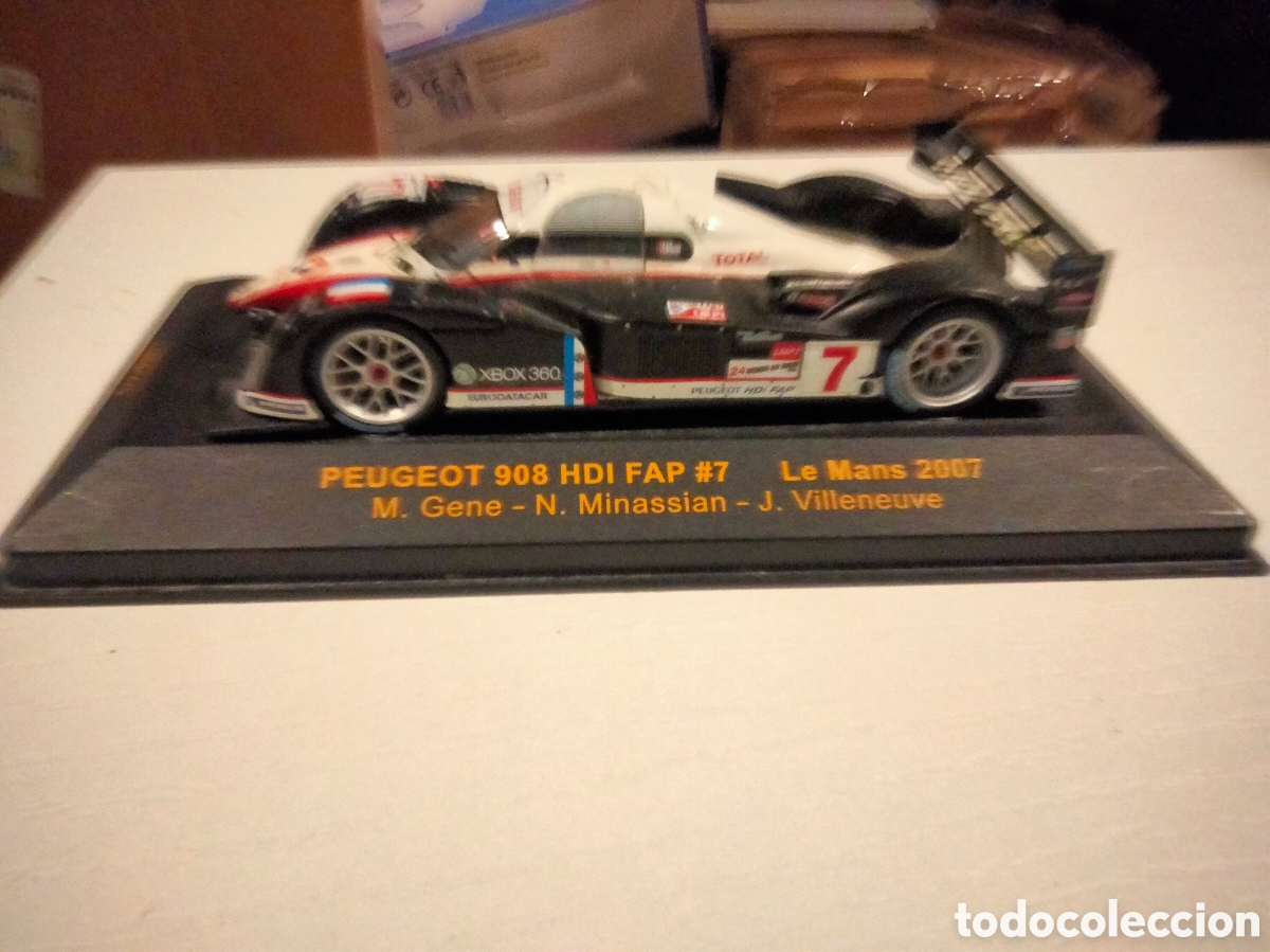 Voitures &agrave; l'&eacute;chelle: Peugeot 908 HDI FAP Le Mans 2007 . Escala 1/43