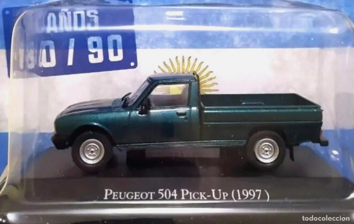 Voitures &agrave; l'&eacute;chelle: Camioneta Peugeot 504 Pick Up, a&ntilde;o 1997 (Escala 1:43) Ixo, Autos inolvidables argentinos a&ntilde;os 80/90