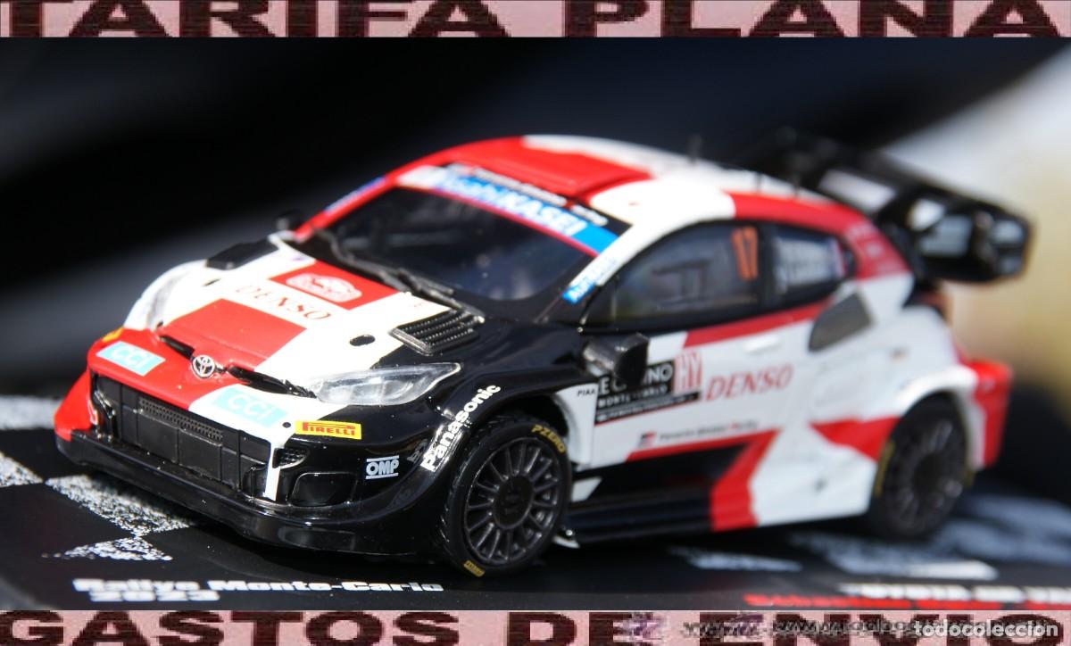 Coches a escala: TOYOTA GR YARIS RALLY1 RALLYE DE MONTECARLO 2023 SEBASTIEN OGIER - VINCENT LANDAIS ESCALA 1:43 ALTAY