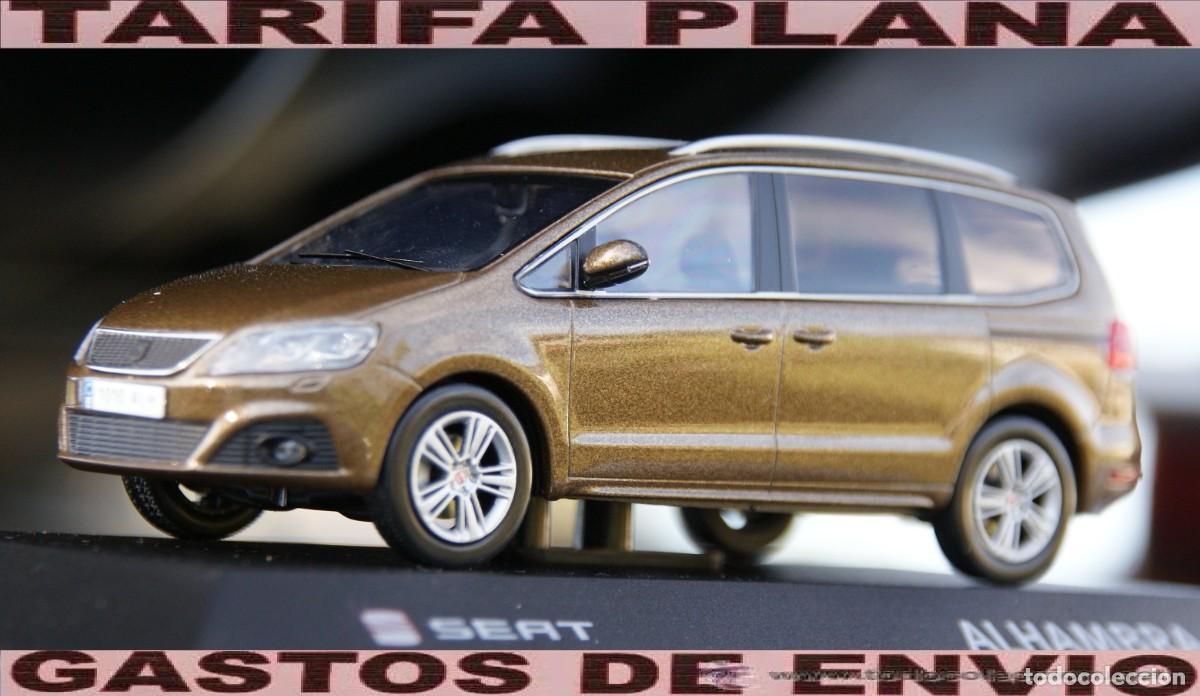 Coches a escala: SEAT ALHAMBRA MARRON BROWN ESCALA 1:43 EN SU CAJA