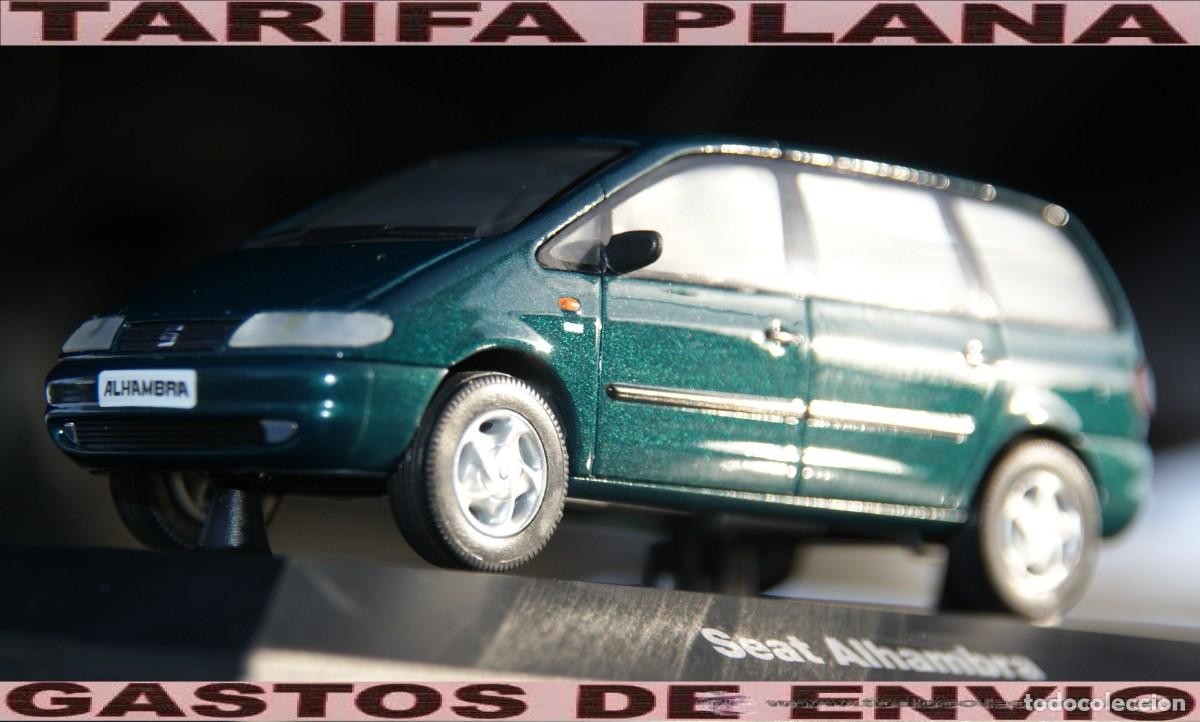 Coches a escala: SEAT ALHAMBRA VERDE GREEN ESCALA 1:43 DE ALTAYA EN SU CAJA