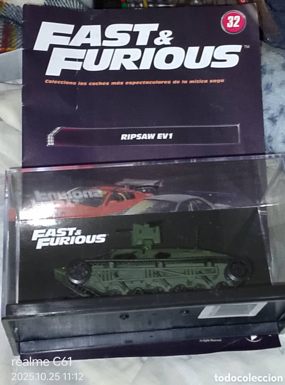 Model Cars: Planeta DeAgostini FAST & FURIOUS #32 tanque veh&iacute;culo militar orugas RIPSAW EV1 de TEJ PARKER film 8