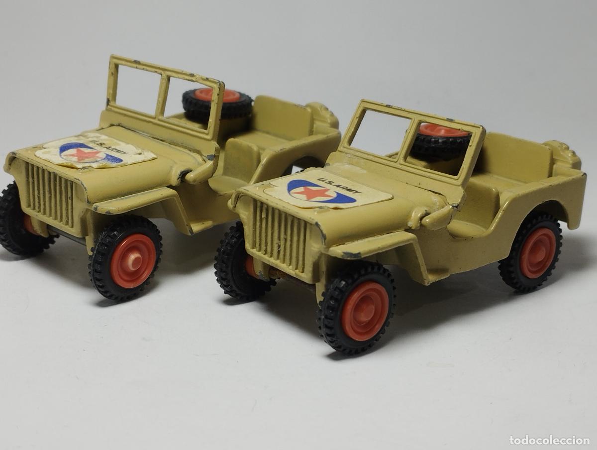 Model Cars: LOTE 2 COCHESJEEP WILLYS EBRO DE CCM METAL 1,43 FABRICADO EN ESPA&Ntilde;A