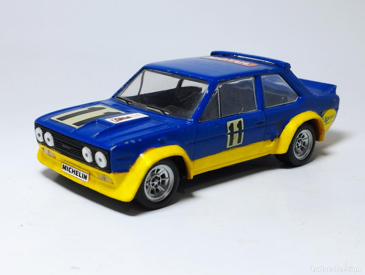 Model Cars: FIAT SEAT 131 ABARTH RALLYE AZUL ANTONIO ZANINI DE EDICIONES DEL PRADO UH ESCALA 1,43
