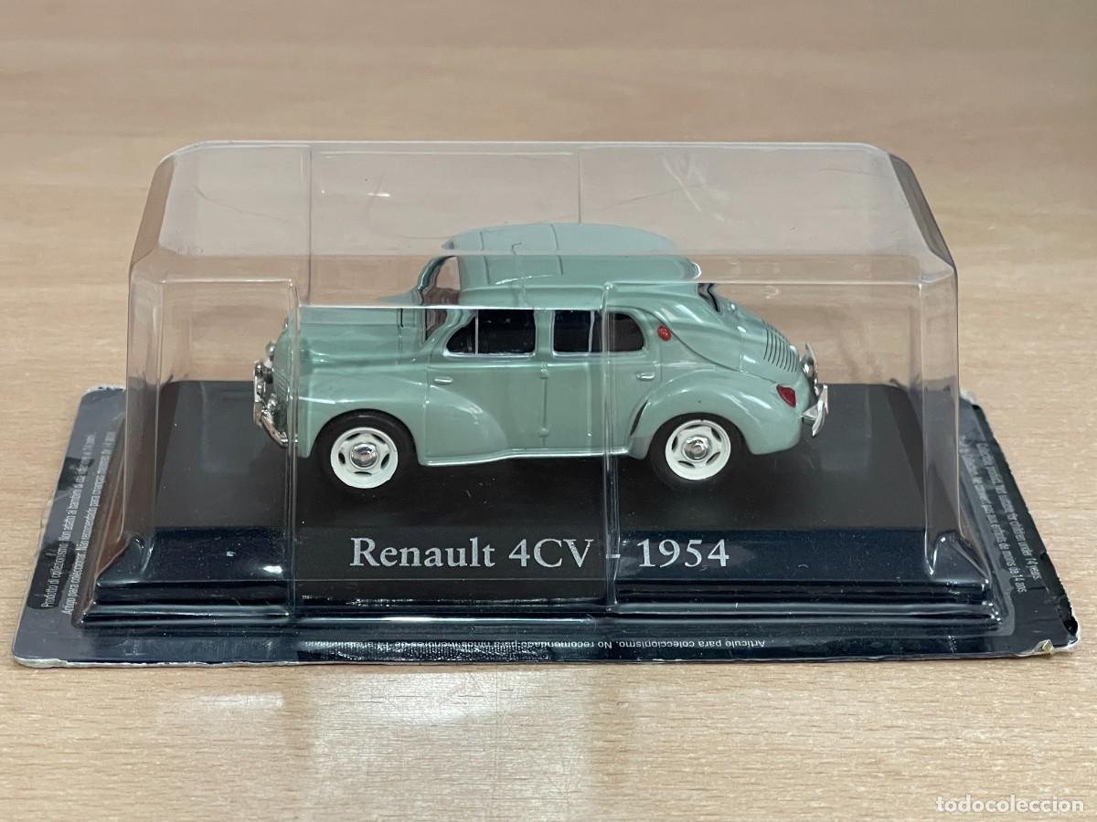 Model Cars: Coche RENAULT 4CV a&ntilde;o 1954 Verde 1:43 die-cast metal car 1/43 rba