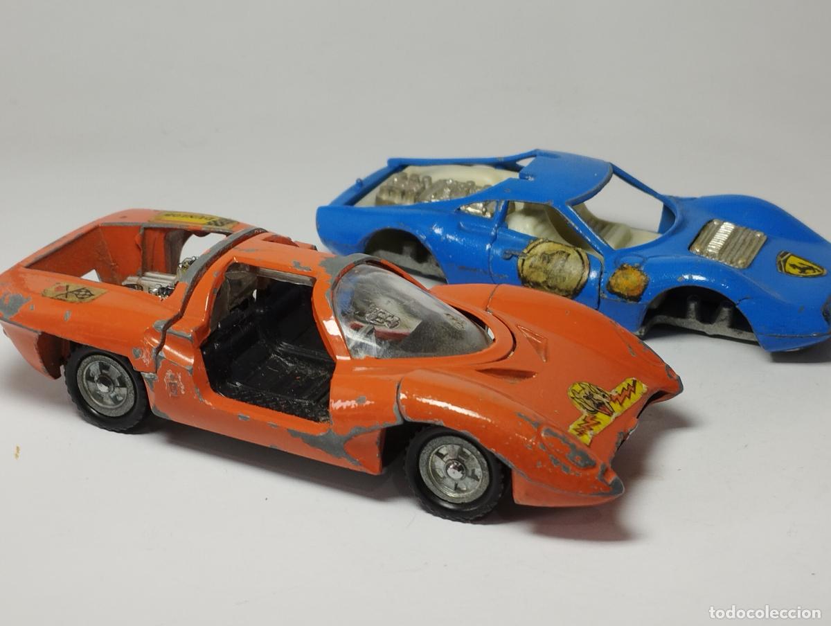 Coches a escala: LOTE DE COCHES CHIQUI DESGUACE NACORAL INTERCARS INTER CARS METAL 1,43 FERRARI DINO ALFA ROMEO 33