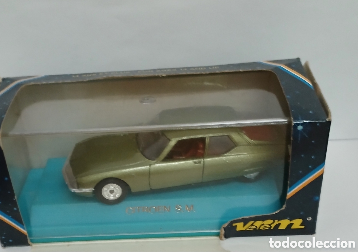 Miniature Citroën SM 1/43 Verem Bleue - Dans Sa Boîte D'origine, Occasion Comme Neuve