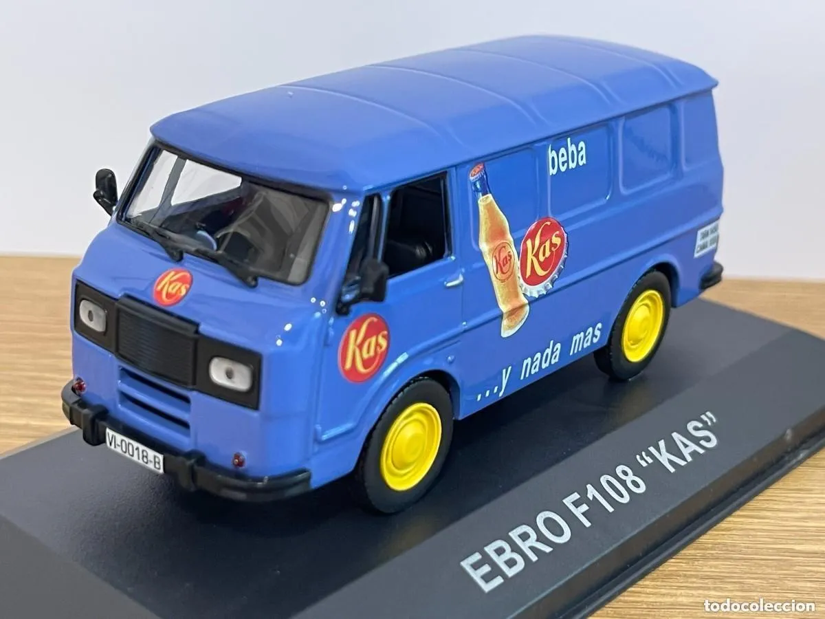 1/43 Furgoneta EBRO F108 KAS Beba Kas y nada más 1:43 die-cast metal car Matrícula Vitoria
