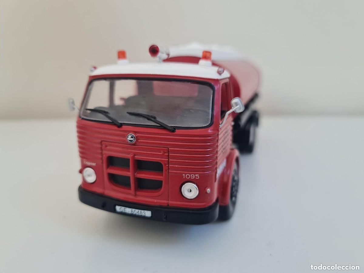 Coches a escala: Cami&oacute;n de Bomberos PEGASO 1095 SUPER COMET Cisterna Gerona 1/43 fire truck die-cast metal 1:43