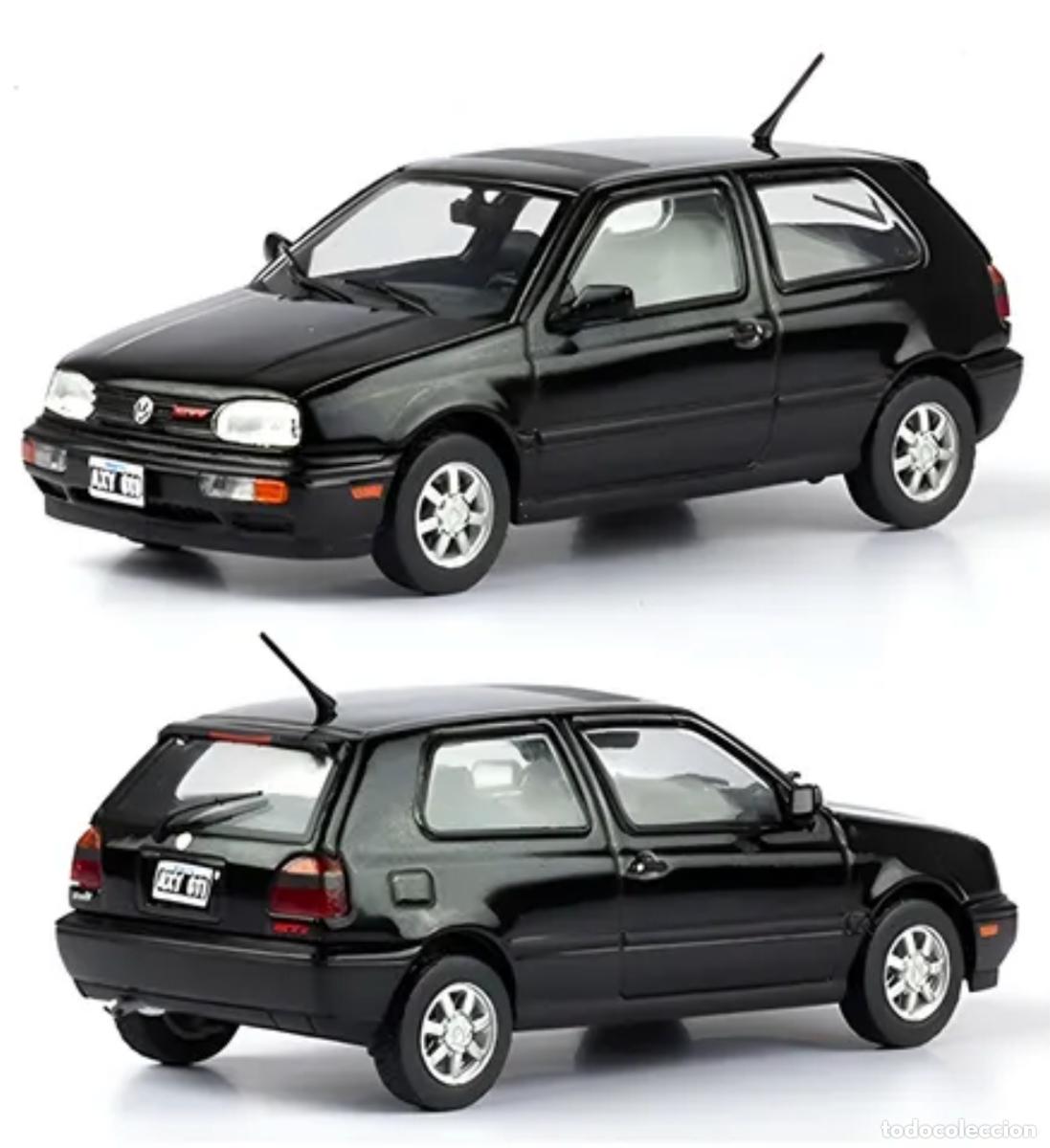 Auto in scala: Coche cl&aacute;sico Volkswagen Golf GTI negro metalizado (1996) MKIII / MK3 / Serie 3 - Escala 1/43 - New