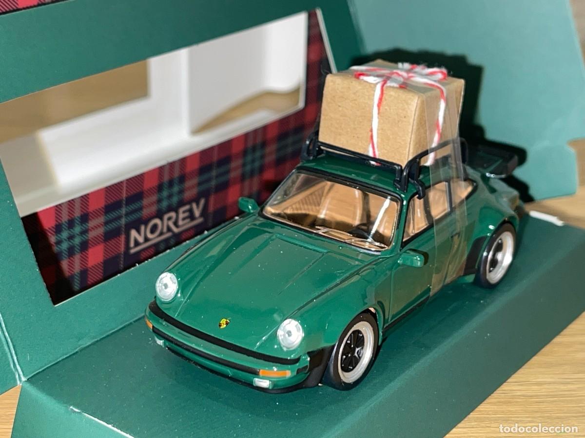 Voitures &agrave; l'&eacute;chelle: Norev Porsche 911 Turbo 1978 Green Christmas Special Edition Navidad escala 1:43