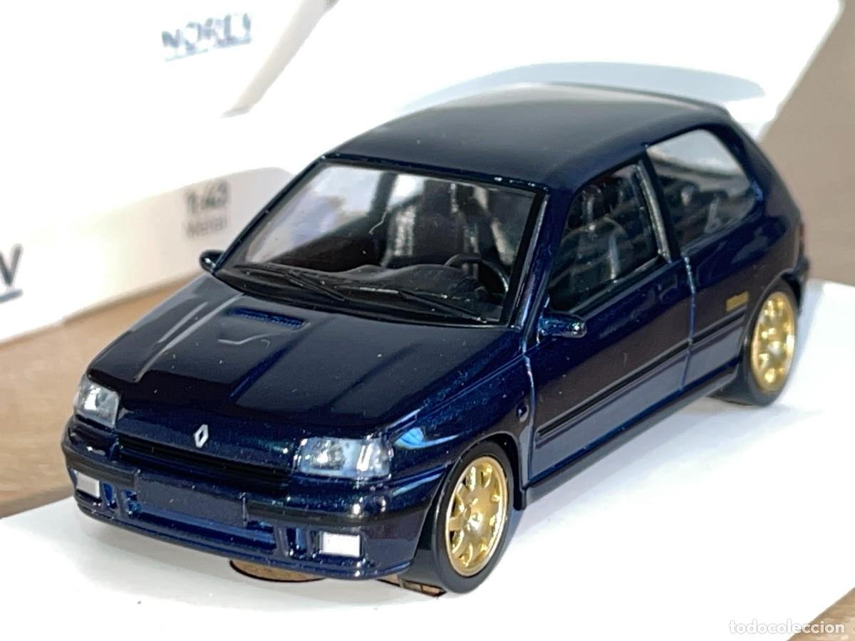 Voitures &agrave; l'&eacute;chelle: Norev coche Renault Clio Williams azul 1:43 metal