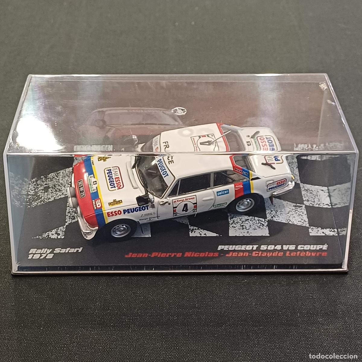 Peugeot 504 V6 Coupé #4 Rallye Safari 1978 - Nicolas/Lefèbvre - Miniature 1:43 Métal