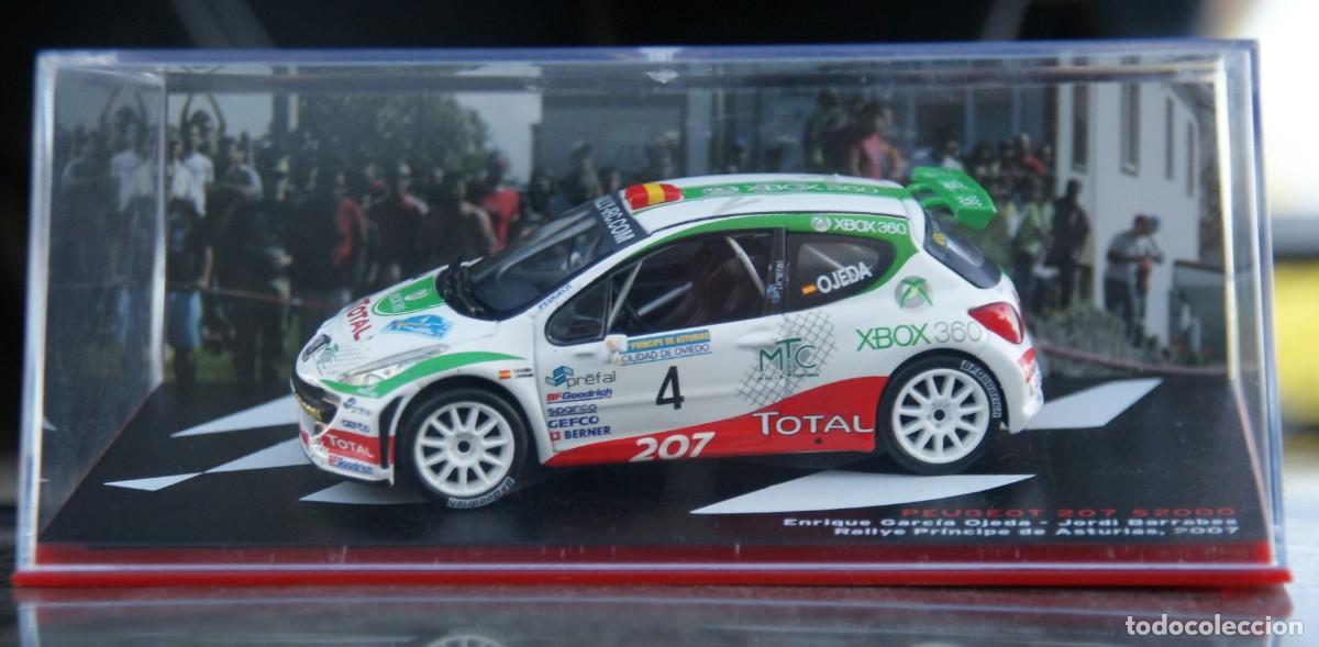 Coches a escala: PEUGEOT 207 S2000 RALLYE PRINCIPE DE ASTURIAS 2007 ENRIQUE GARCIA OJEDA - JORDI BARRABES ESCALA 1/43