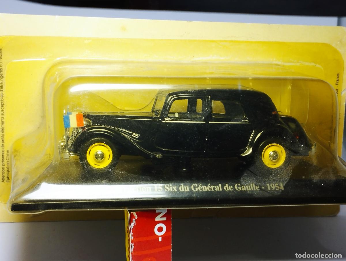 Coches a escala: UNIVERSAL HOBBIES UH CITROEN 15 SIX TRACTION AVANT GENERAL DE GAULLE 1,43 NUEVO EN SU CAJA