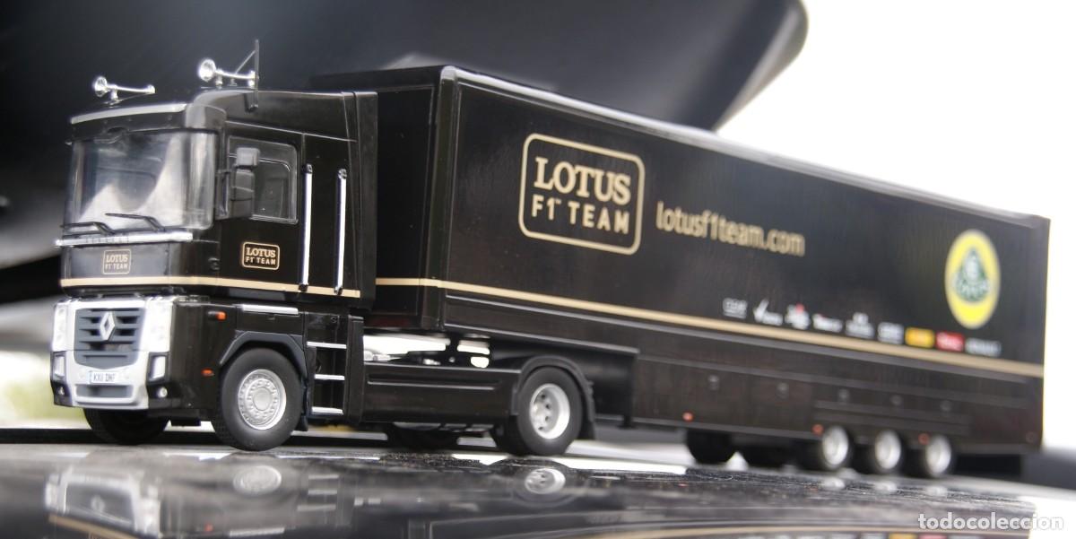 Coches a escala: CAMION RENAULT MAGNUM F1 LOTUS TEAM 2012 ESCALA 1/43 EN SU EMBALAJE ORIGINAL