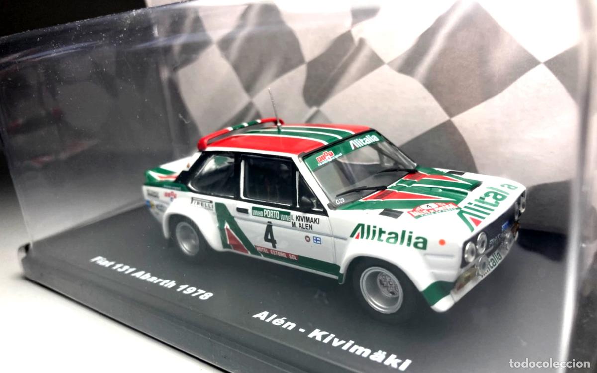 Carros em escala: Fiat 131 Abarth / Markku Alen - Ikka Kivimaki / Rally Portugal 1978 (Escala 1:43) ixo, n34, rallye