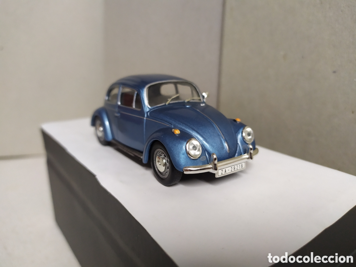 Coches a escala: Volkswagen 1200 Escarabajo . Azul metalizado. Salvat