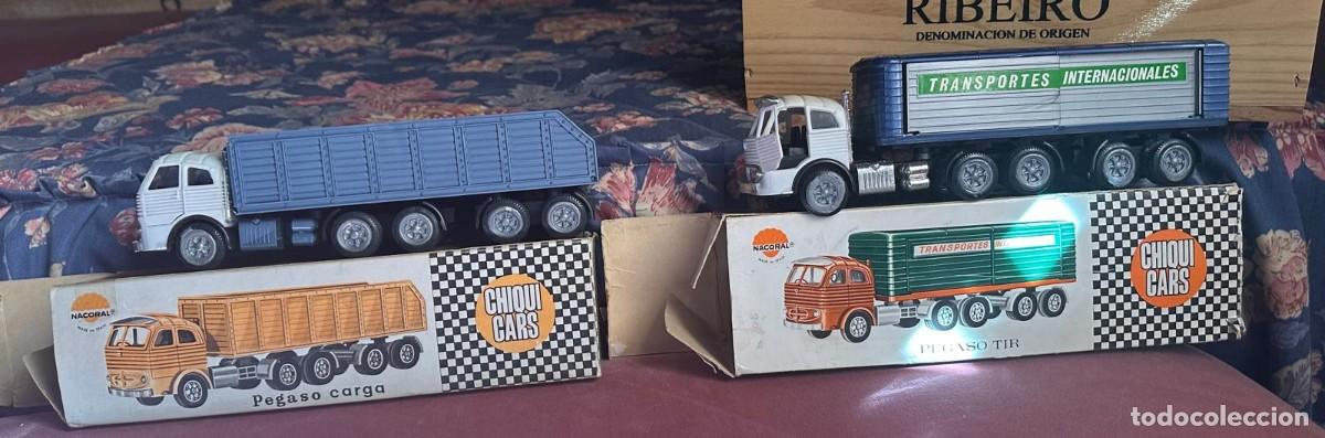 Coches a escala: Camiones Chiqui cars Nacoral. Juntos o separados. Con caja.