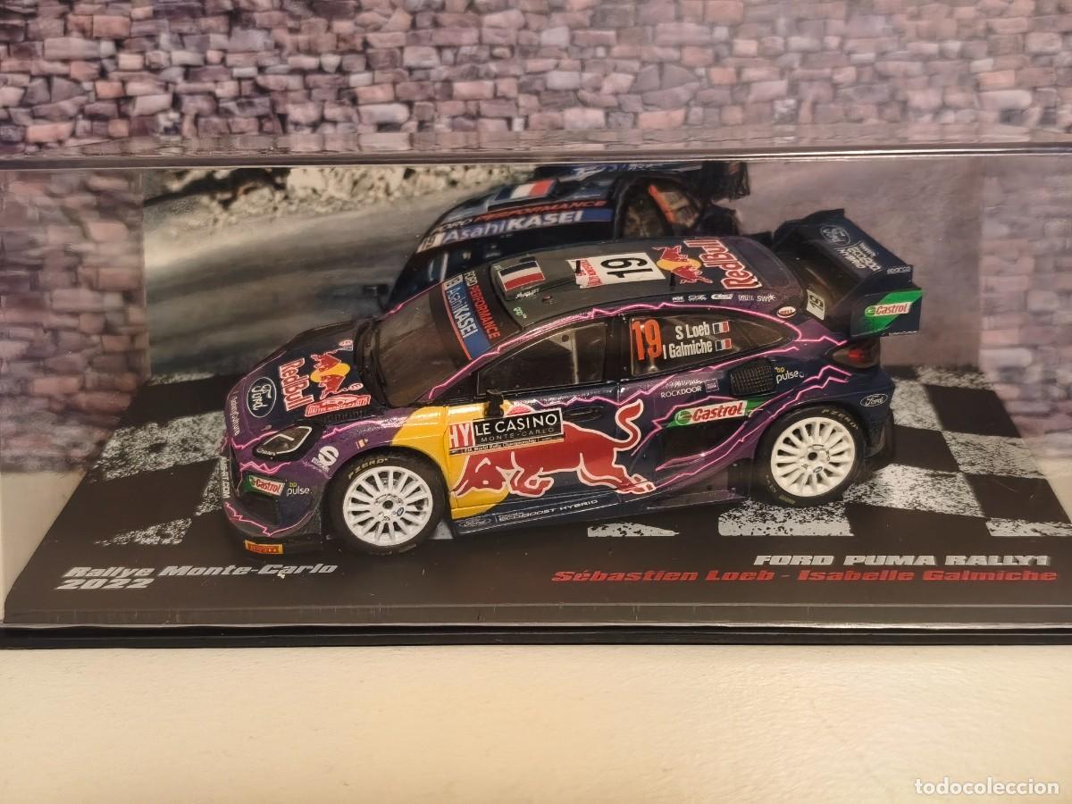 Coches a escala: Rally. Ford Puma Rally1. S. Loeb-Montecarlo 2022. Escala 1/43. Leer bien descripci&oacute;n