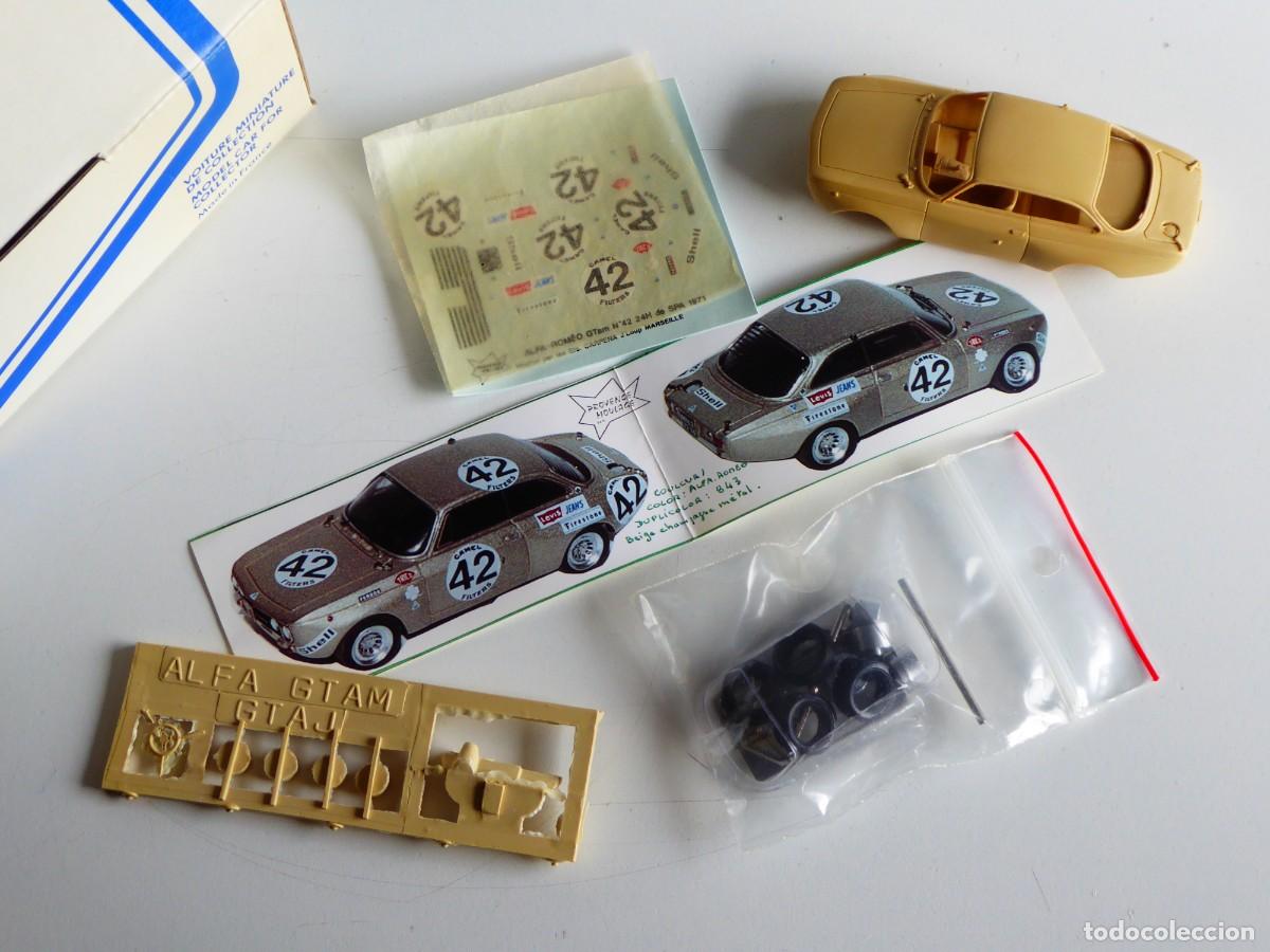 Coches a escala: 1/43 Provence Moulage Kit Alfa Romeo GTAM #42 24 H Spa 1971