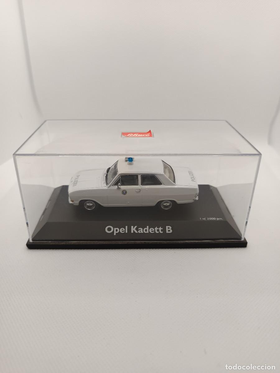 Coches a escala: Opel Kadett B 1971 Polizei de Schuco coche de policia serie limitada de 2000 ejemplares