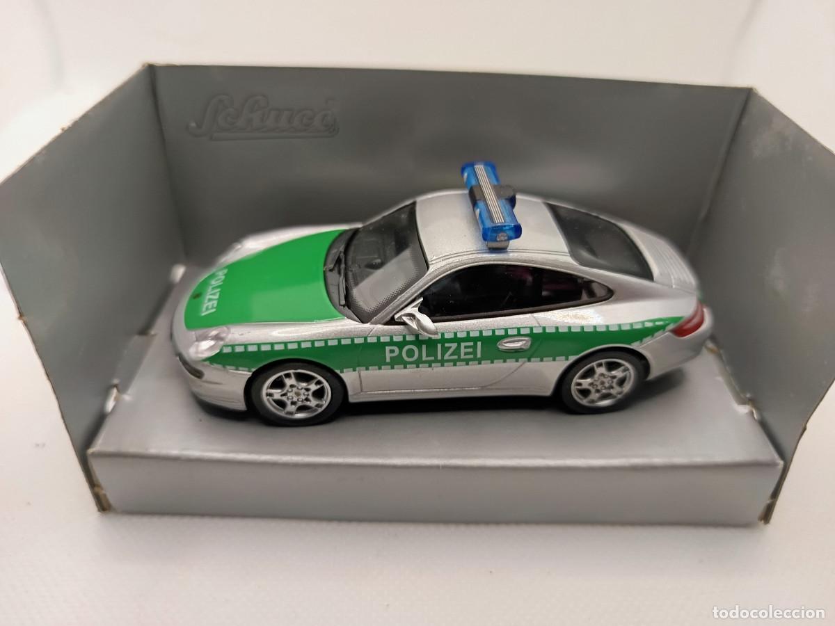 Coches a escala: Porsche 911 Carrera S 2006 Polizei Coche de policia 1:43 Schuco