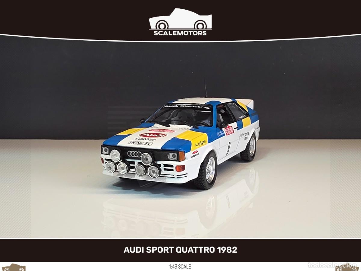 Coches a escala: 1:43 Audi Sport Quattro #9 Rally Sanremo S. Blomqvist y B. Cederberg 1982