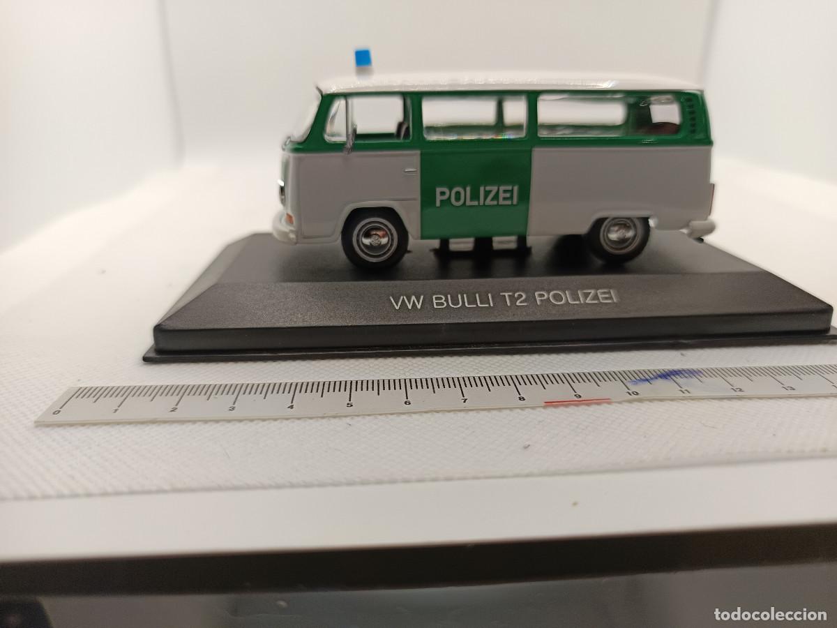 Coches a escala: VW Bulli T2 Polizei 1973 Furgon de policia de Whe Box escala 1:43