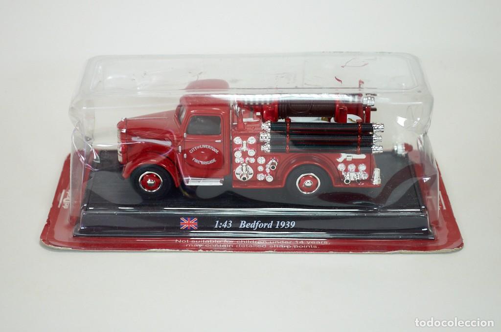 Coches a escala: Cami&oacute;n Bomberos BEDFORD 1939 City of Liverpool | 1:43 Del Prado | PRECINTADO BL&Iacute;STER | NUEVO