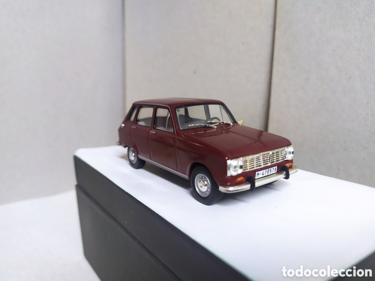 Coches a escala: Renault 6 . Granate. IXO- Salvat