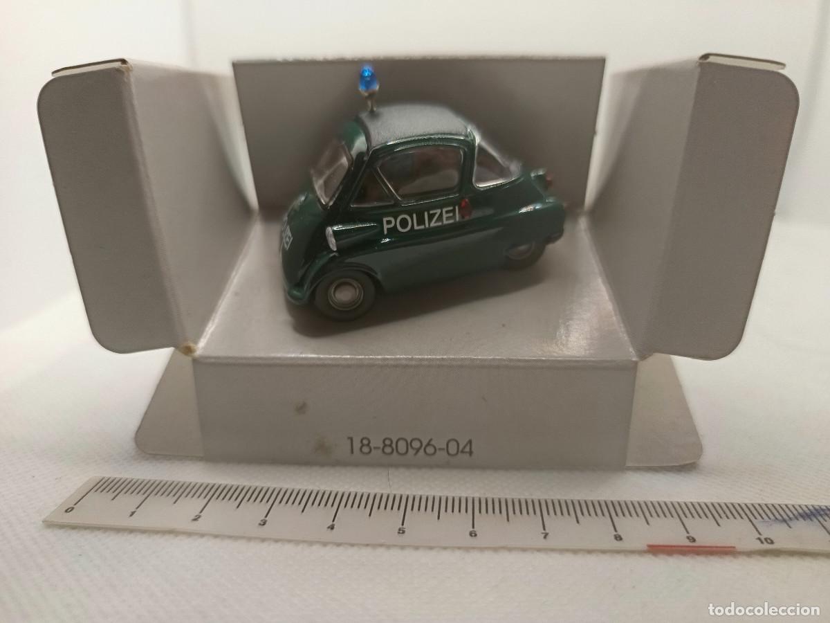 Coches a escala: BMW Isetta 250 Polizei 1955 Coche de policia de 1:43 de SCHUCO