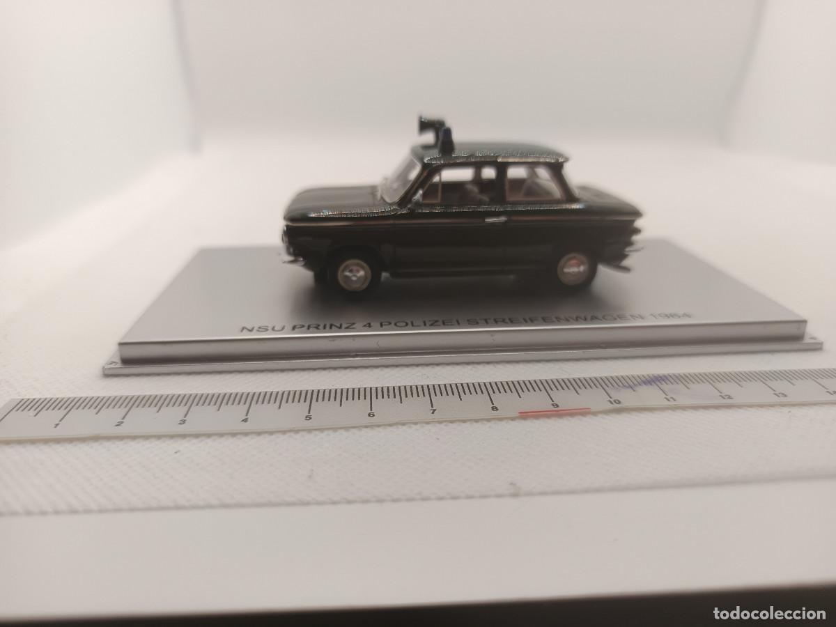 Coches a escala: NSU Prinz 4 Polizei 1964 Coche de policia 1:43 en resina de Kess serie limitada de 156 ejemplares